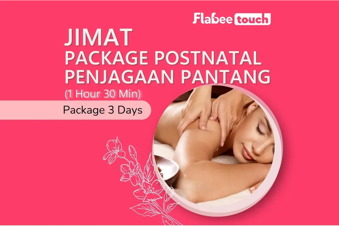 [Home] Jimat Postnatal Massage (1.5 Hours) - 3 Days Package