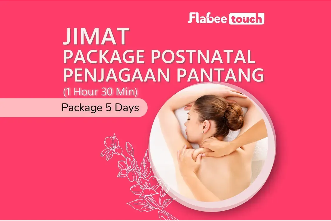 Jimat 5-Day Postnatal Massage at Home - 1.5 Hours Daily 
