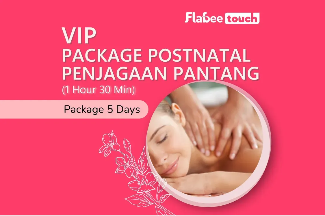 [Home] VIP Postnatal Massage (1.5 Hours) - 5 Days Package
