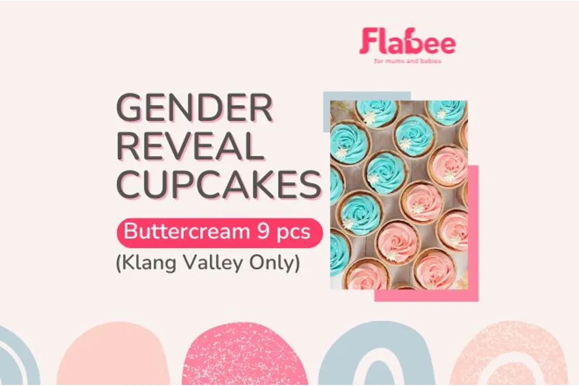 Gender Reveal Cupcakes 9pcs Klang Valley