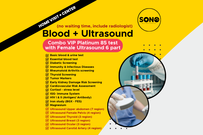  VIP Platinum 85 Test + Female Ultrasound 6 Parts 