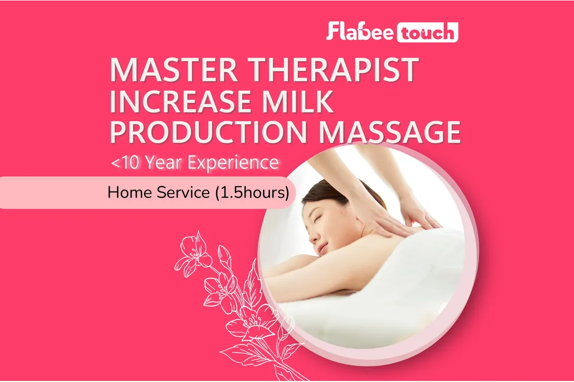 [Home] VIP Increasing Milk Supply Massage (1.5 HR) - 1 Day 