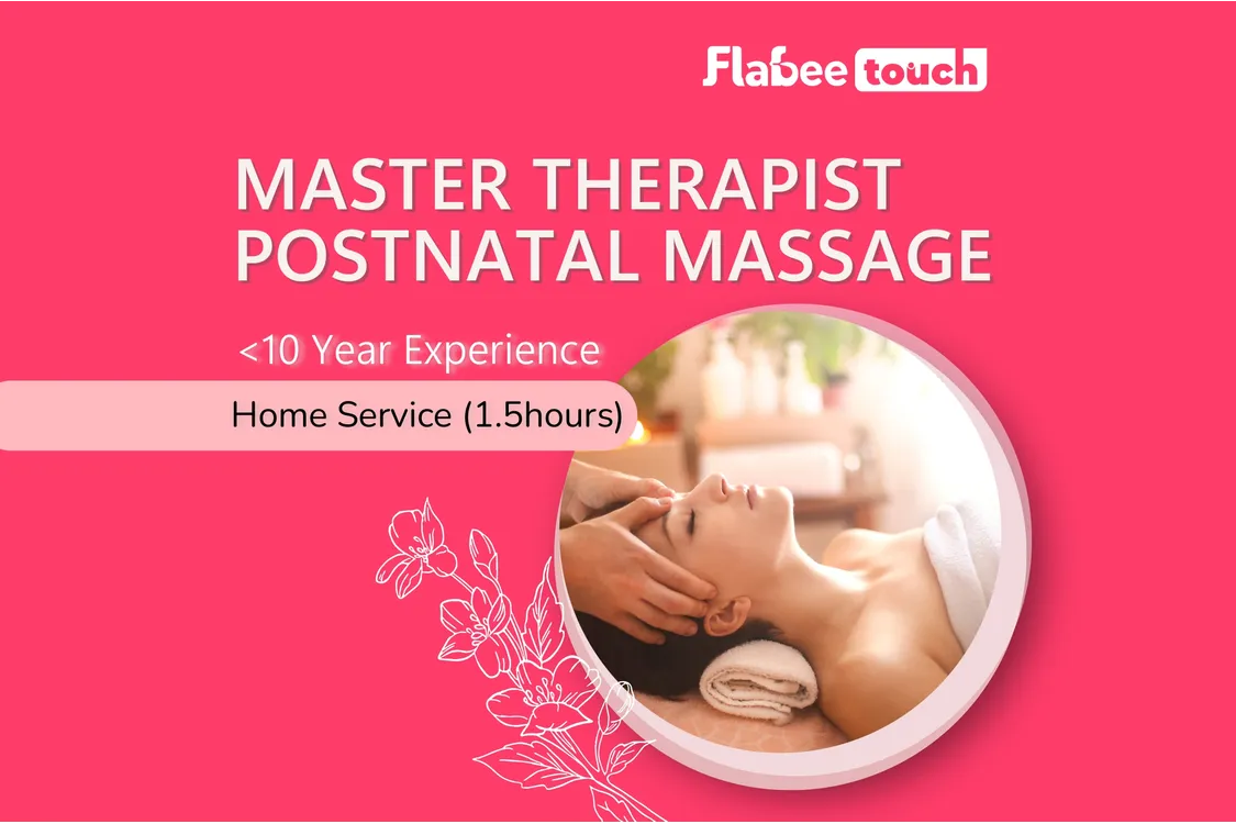 VIP Mother-Only Postnatal Massage at Home - 1.5 Hour Session | Flabee Touch
