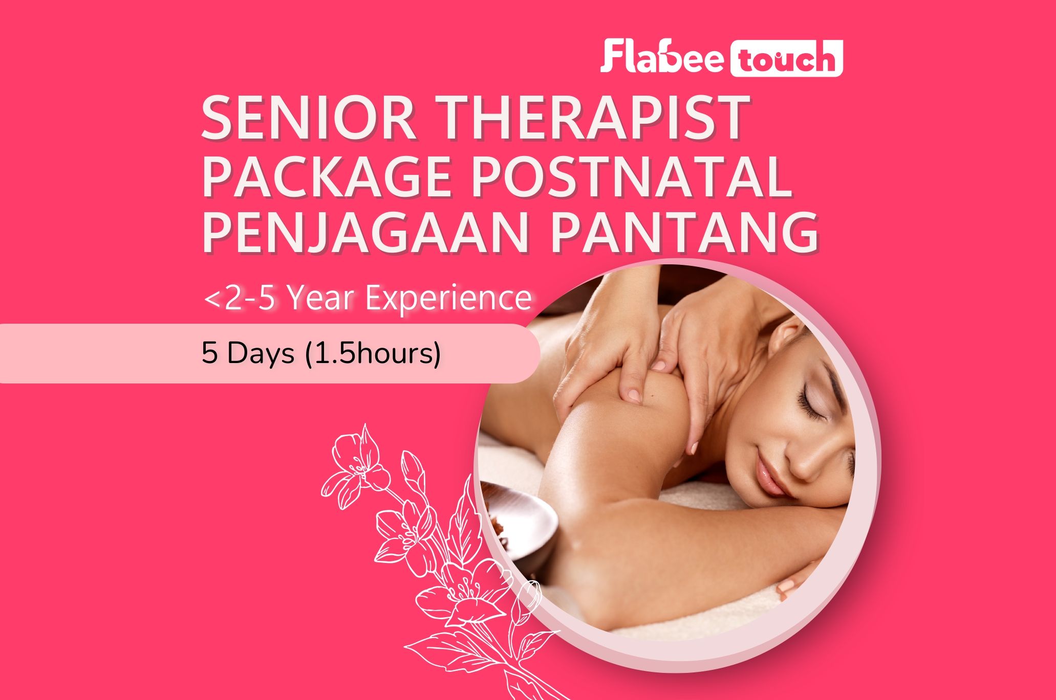Jimat 5-Day Postnatal Massage at Home - 1.5 Hours Daily 